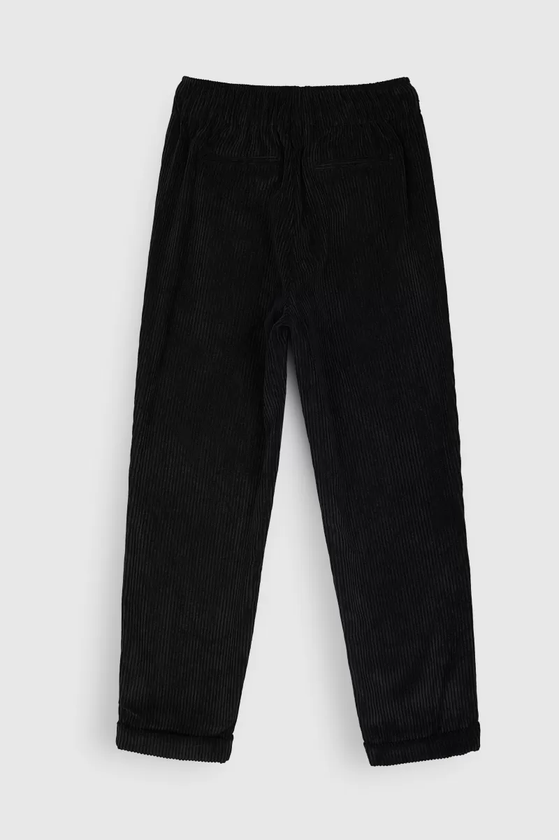 Teddy Smith Pantalon<Pantalon TEDDY VELOURS JR NOIR