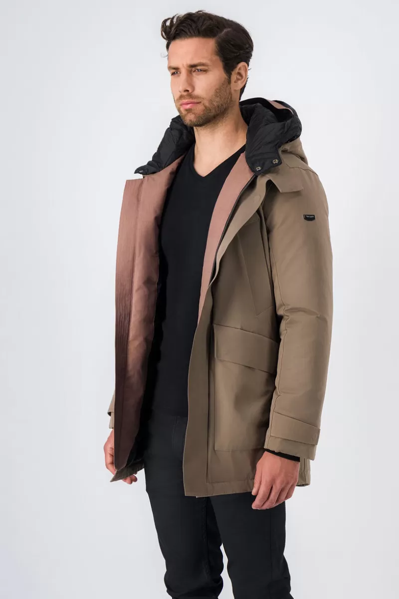 Teddy Smith Manteau & Blouson<Parka à col montant DANISH CHATAIN