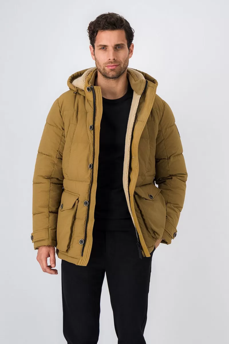 Teddy Smith Manteau & Blouson<Parka à col montant LEWIS TABACCO