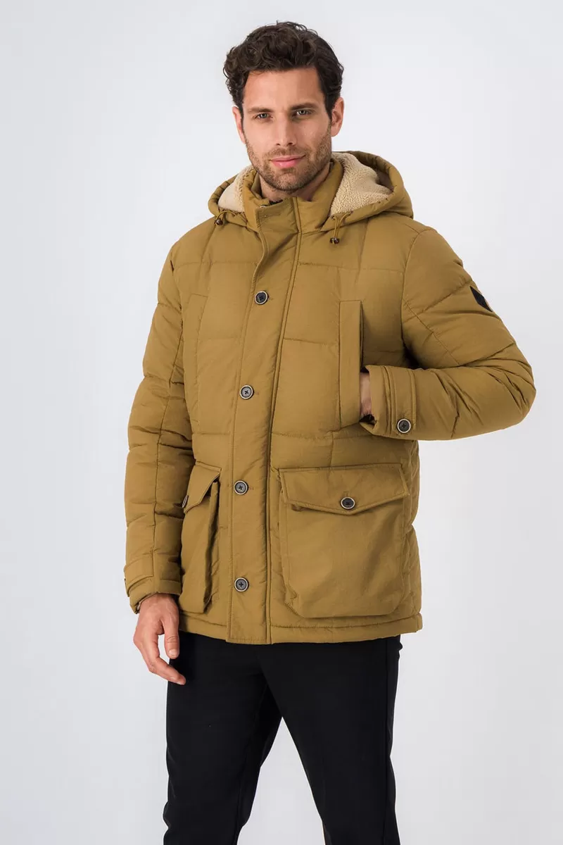 Teddy Smith Manteau & Blouson<Parka à col montant LEWIS TABACCO