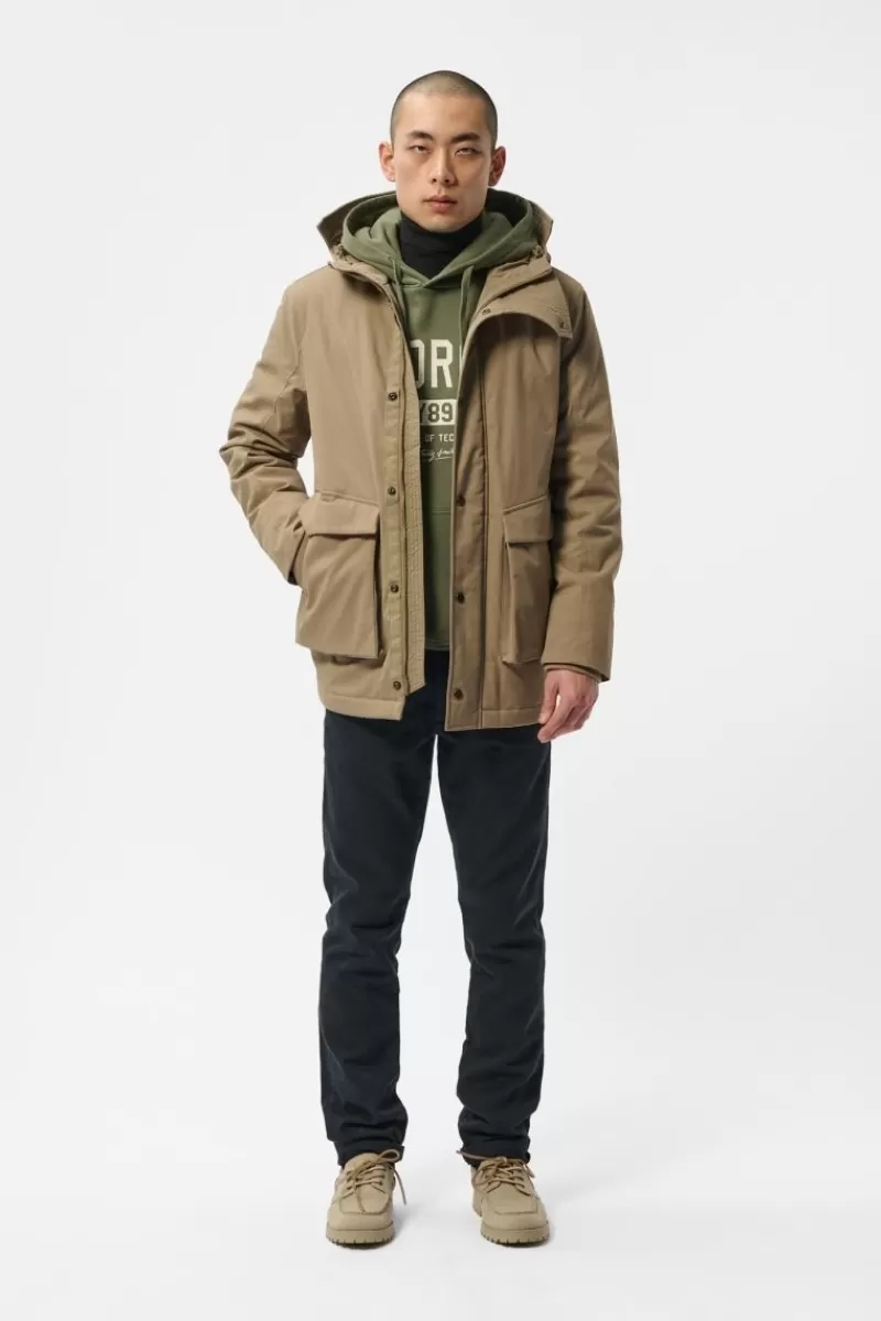 Teddy Smith Manteau & Blouson<Parka P-DONALD MOKA BEIGE MOKABEIGE