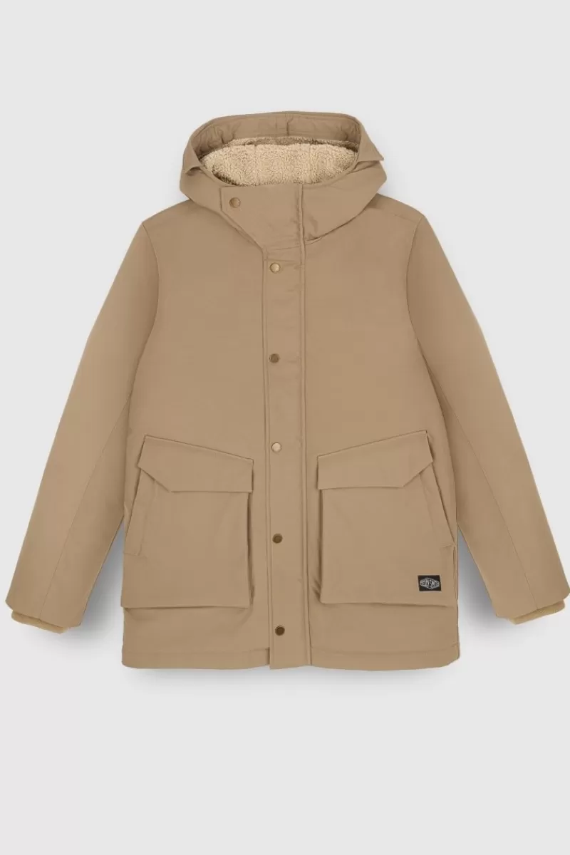 Teddy Smith Manteau & Blouson<Parka P-DONALD MOKA BEIGE MOKABEIGE