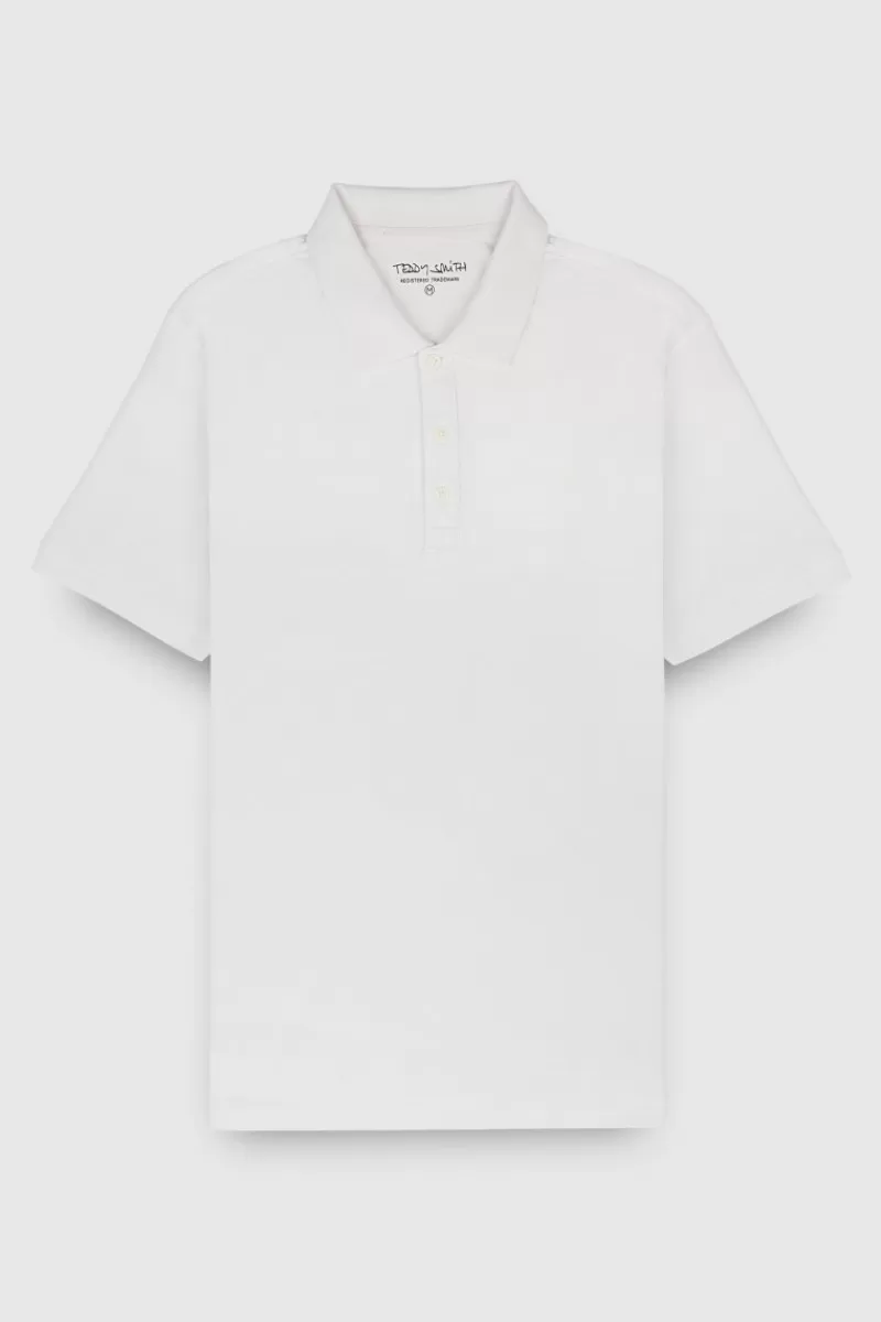 Teddy Smith Polo<Polo P-ALBAN BLANC