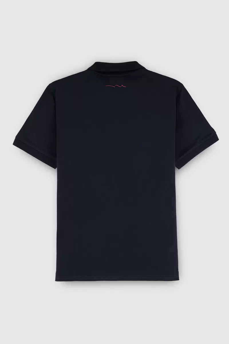 Teddy Smith Polo<Polo P-ALBAN TOTAL NAVY TOTALNAVY