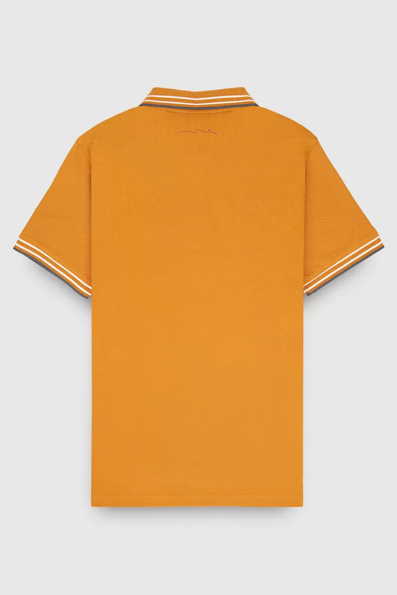 Teddy Smith Polo<Polo PASIAN MC ORANGE TOPAZE ORANGETOPAZE