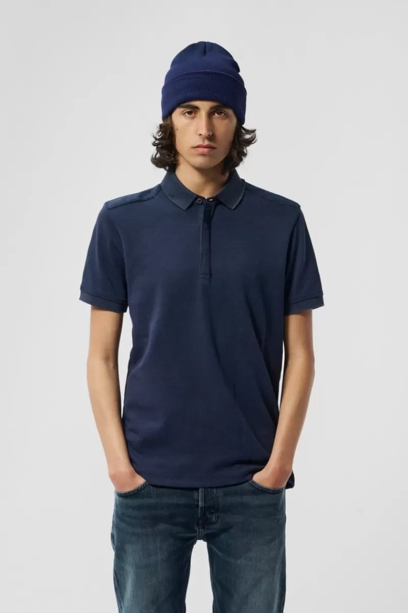 Teddy Smith Polo<Polo P-EZRA MC TOTAL NAVY