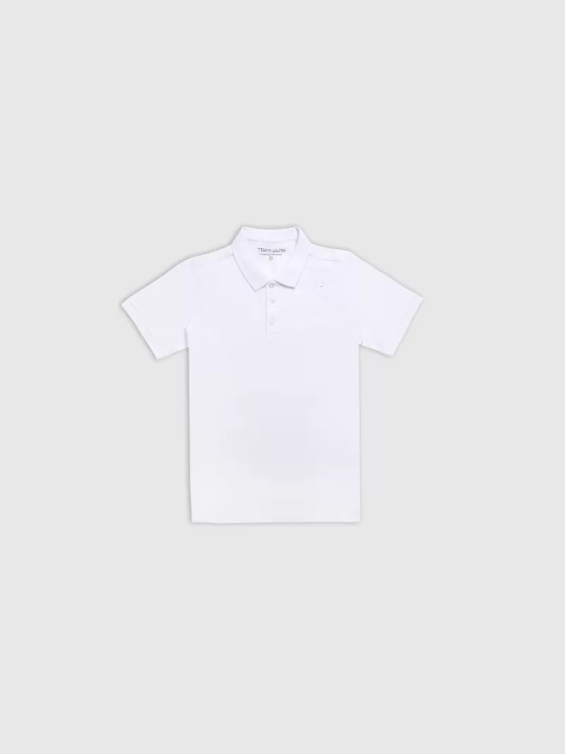 Teddy Smith T-shirt<Polo P-NARK MC JR BLANC