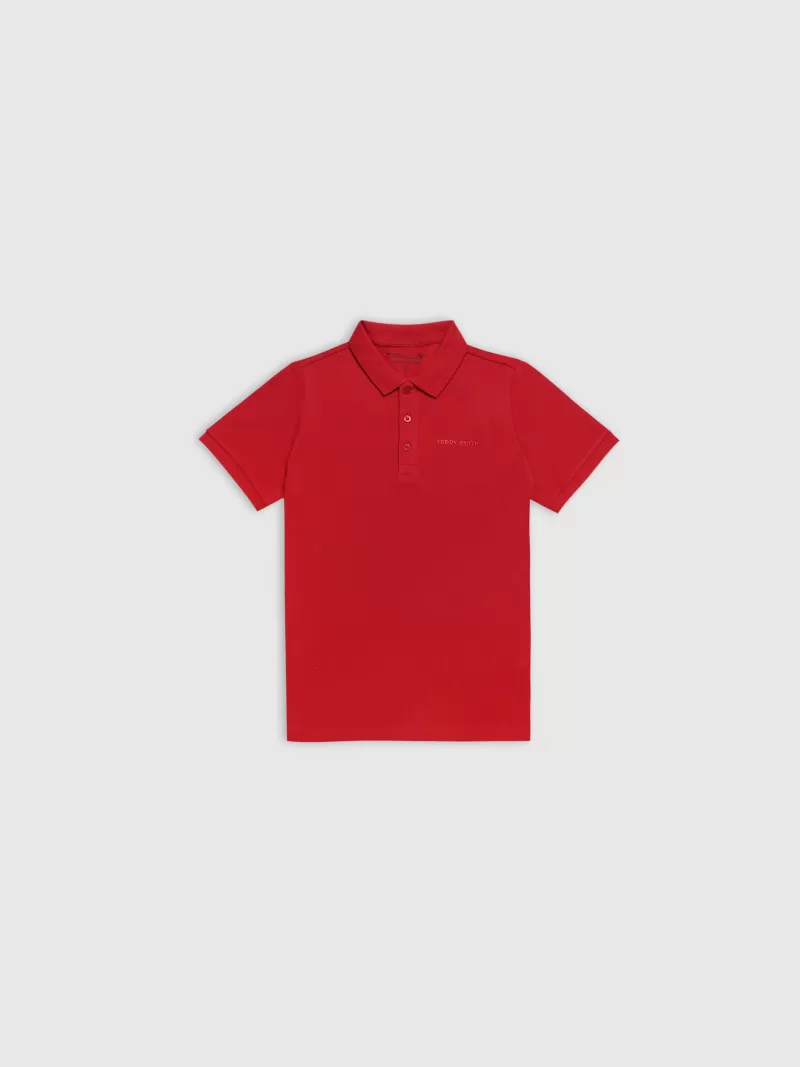 Teddy Smith T-shirt<Polo P-NARK MC JR JAM RED JAMRED