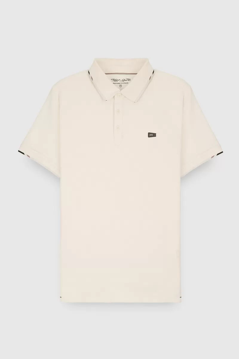 Teddy Smith Polo<Polo P-RAYAN MC MIDDLE WHITE MIDDLEWHITE