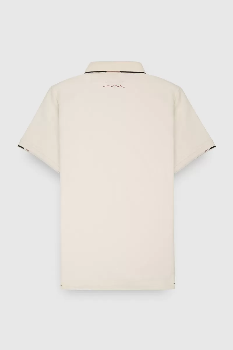 Teddy Smith Polo<Polo P-RAYAN MC MIDDLE WHITE MIDDLEWHITE