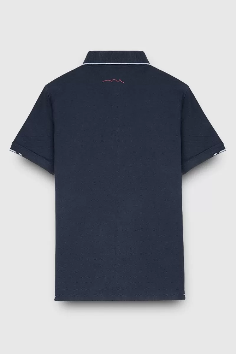 Teddy Smith Polo<Polo P-RAYAN MC TOTAL NAVY TOTALNAVY