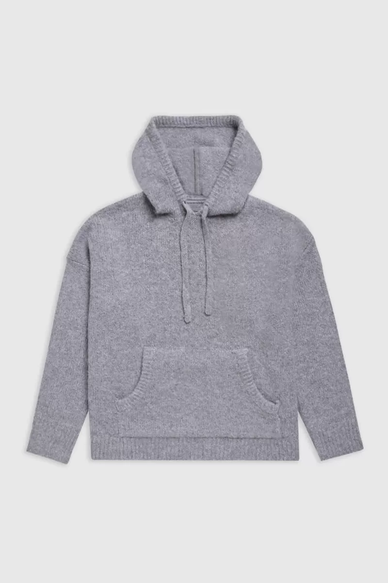 Teddy Smith Pull<Pull à capuche CASSIE GRIS CHINE GRISCHINE