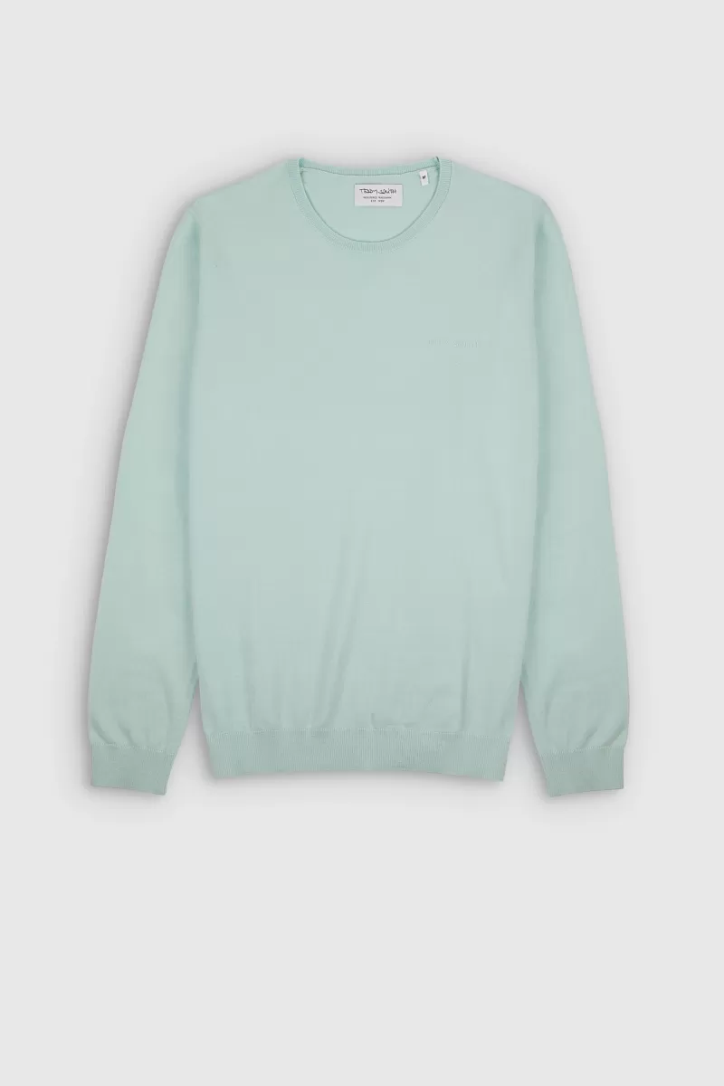 Teddy Smith Pull<Pull à col rond P-MARC STONE MINT STONEMINT