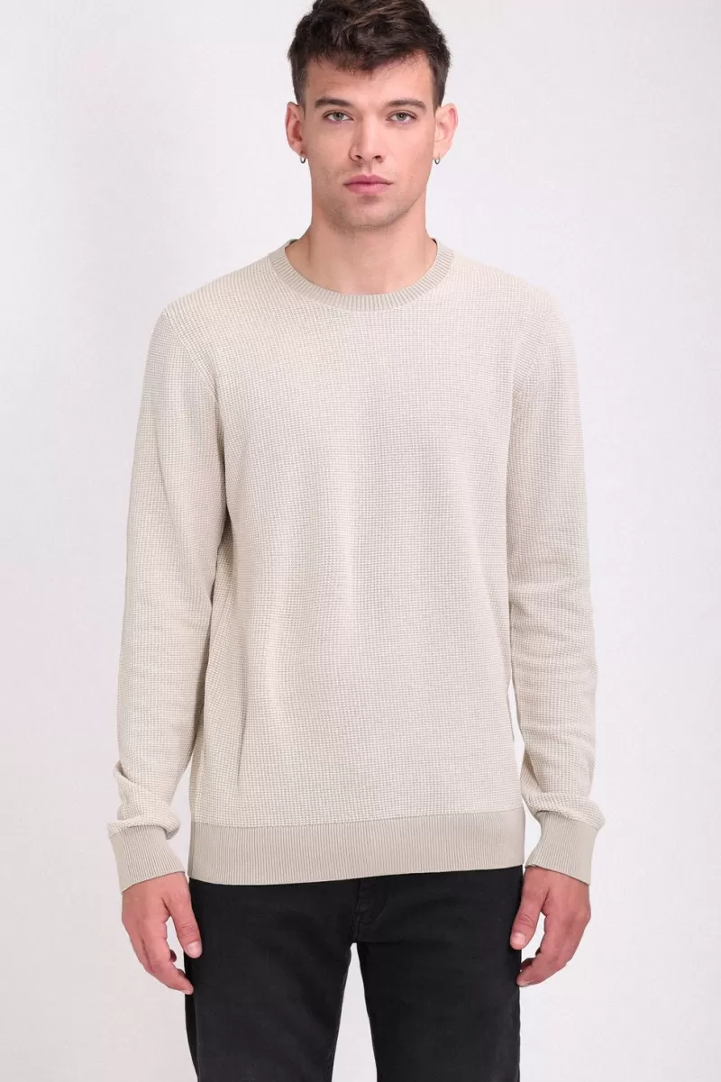 Teddy Smith Pull<Pull à col rond P-MILAN 2 BEIGE