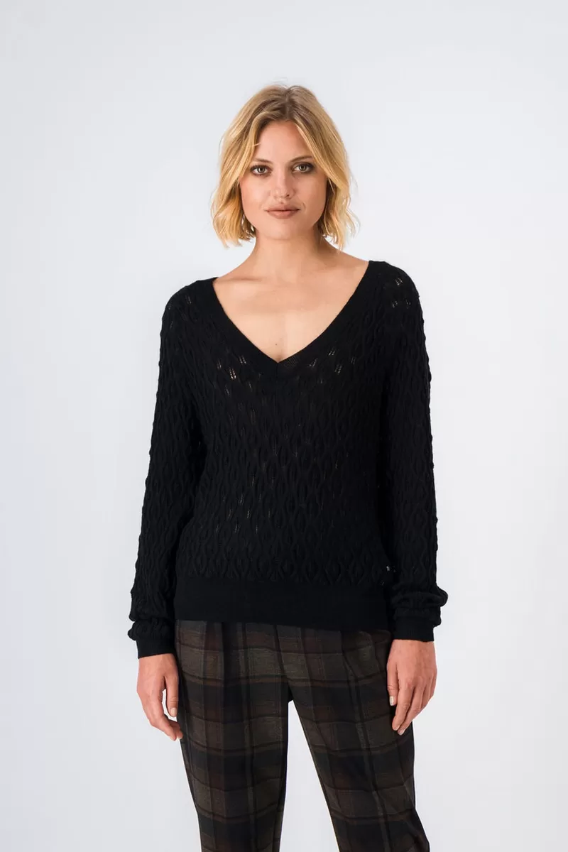 Teddy Smith Pull<Pull col V LISON NOIR