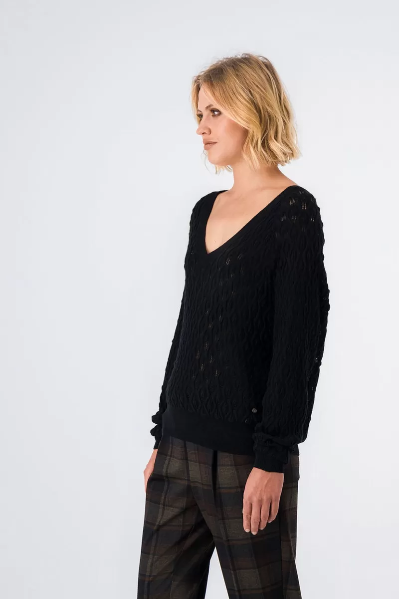 Teddy Smith Pull<Pull col V LISON NOIR