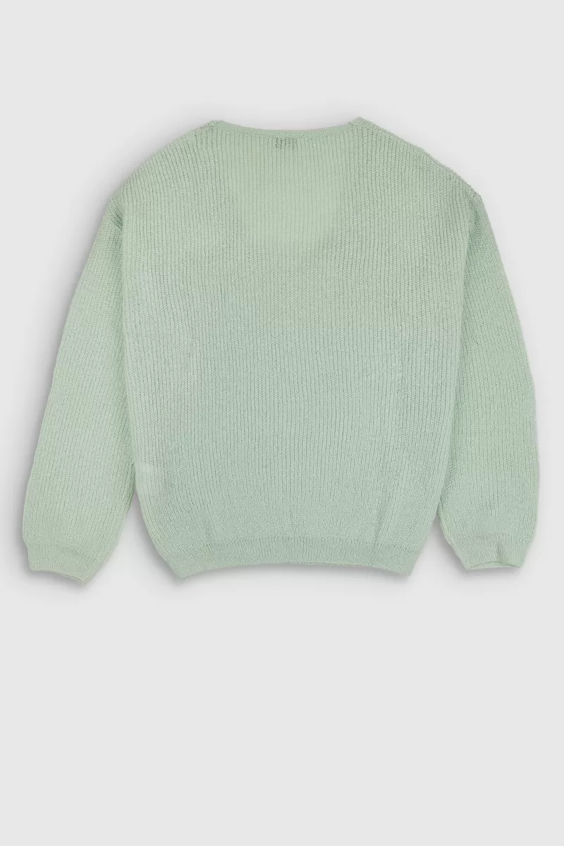 Teddy Smith Pull<Pull col V P-MAG STONE MINT STONEMINT