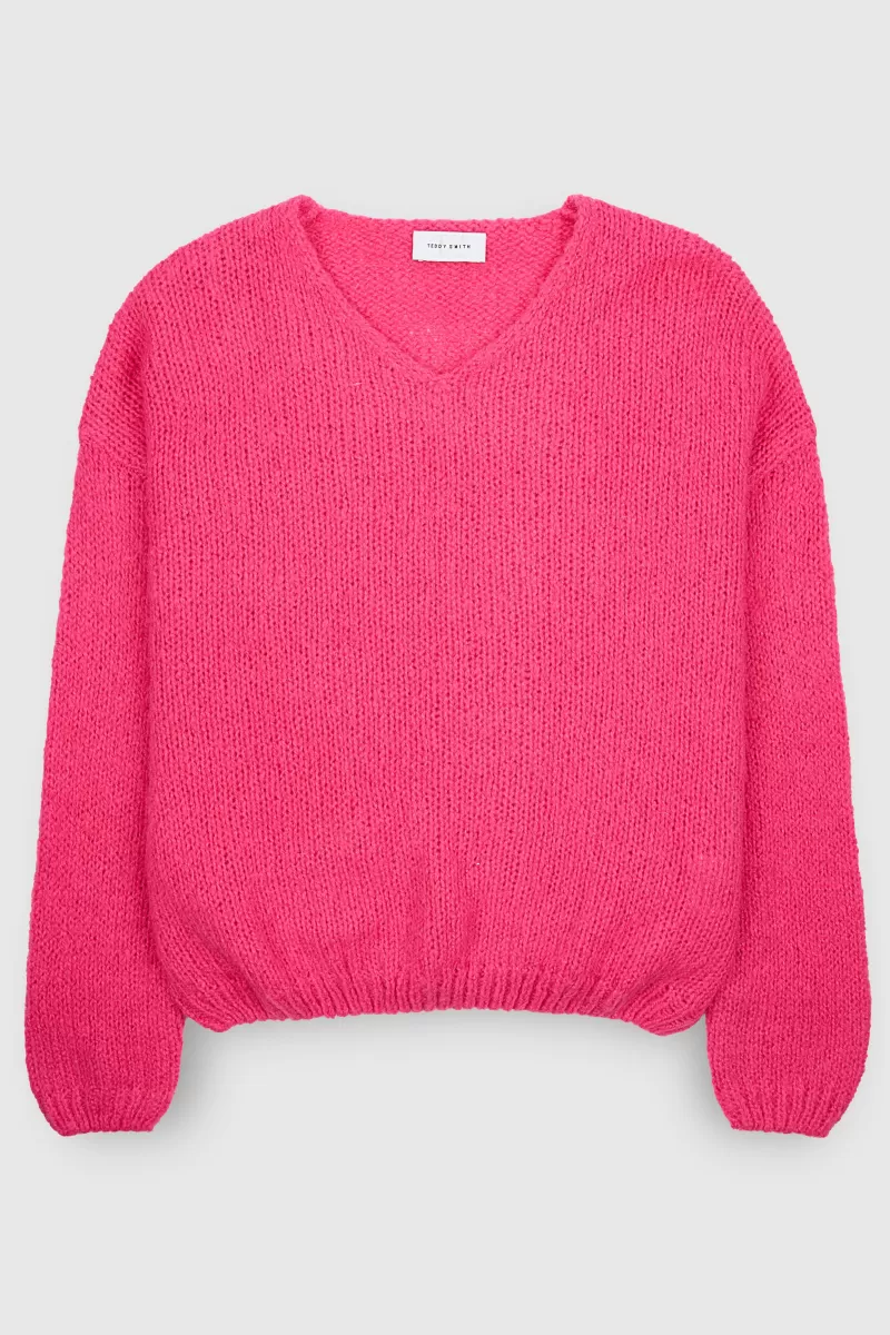 Teddy Smith Sweat<Pull col V P-MOLLY JR FRESH PINK FRESHPINK