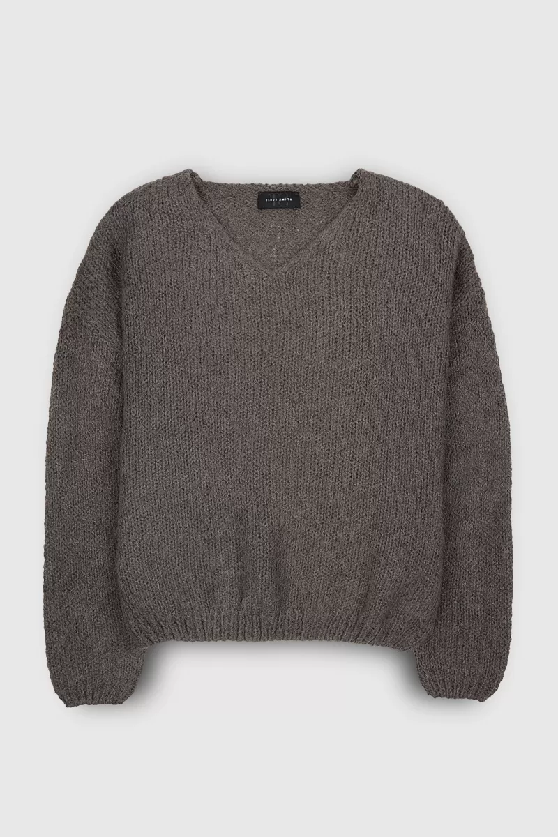 Teddy Smith Sweat<Pull col V P-MOLLY JR MINERAL KAKI MINERALKAKI