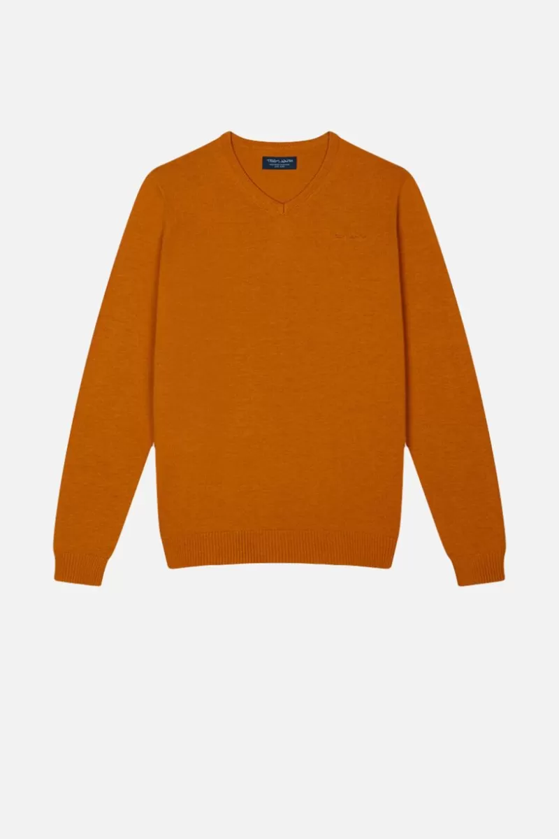 Teddy Smith Pull<Pull col V PULSER 2 ORANGE TOPAZE CHINE ORANGETOPAZECHINE