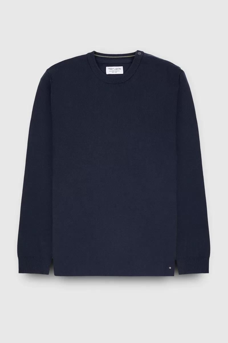 Teddy Smith Pull<Pull P-ELIAS TOTAL NAVY TOTALNAVY