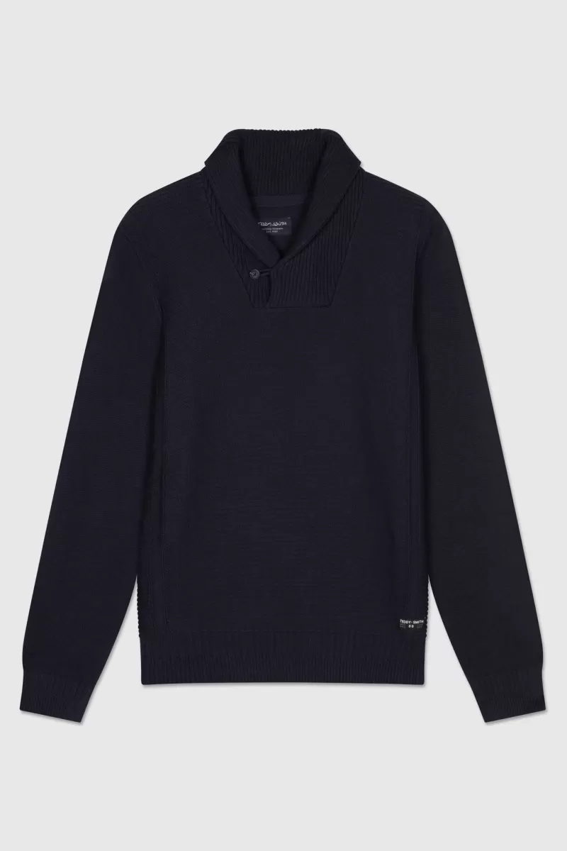 Teddy Smith Pull<Pull P-FLORANT TOTAL NAVY