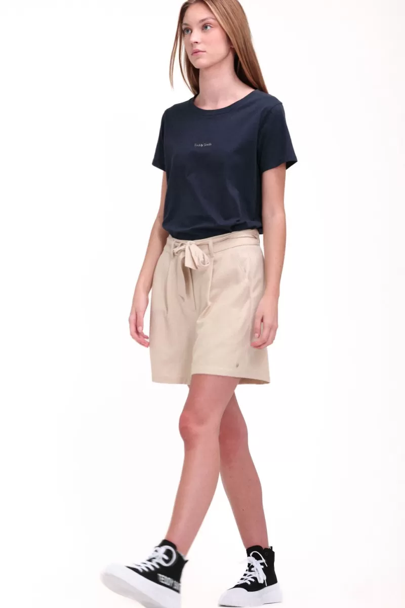 Teddy Smith Short<Short en coton S-BEA BEIGE ARGILE BEIGEARGILE