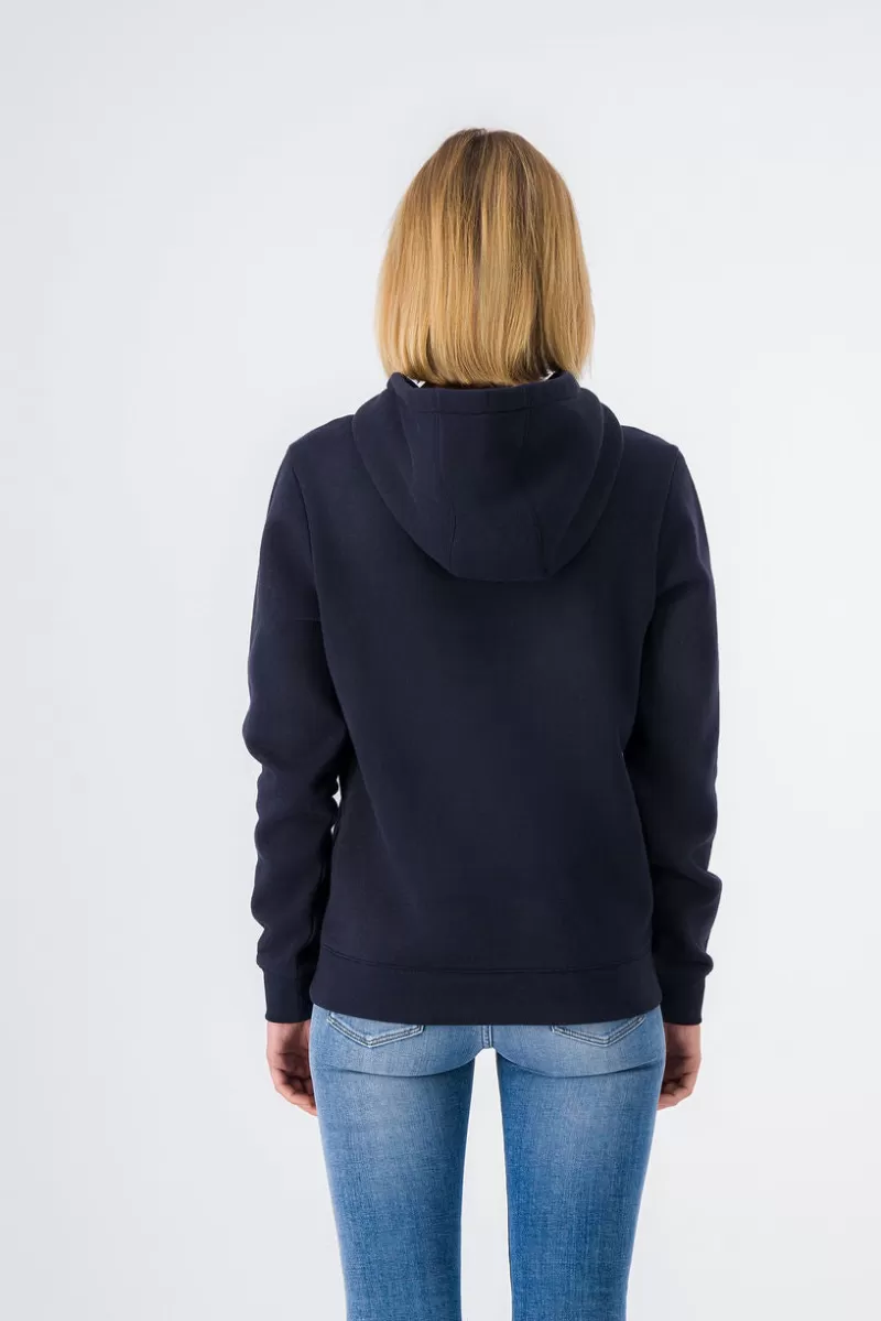 Teddy Smith Sweat<Sweat à capuche NEW SOLY TOTAL NAVY/PRINT 1 TOTALNAVY/PRINT1