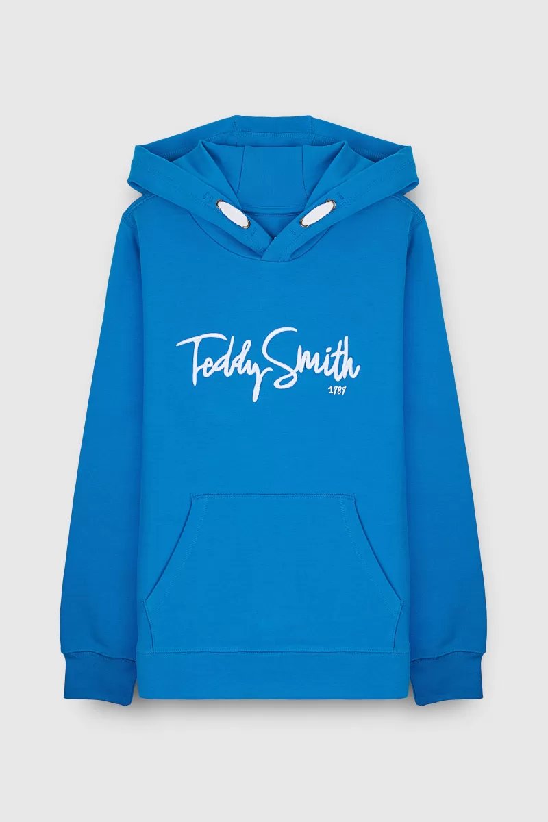 Teddy Smith Sweat<Sweat à capuche S-EVRY HOODY JR IMPERIAL BLUE IMPERIALBLUE