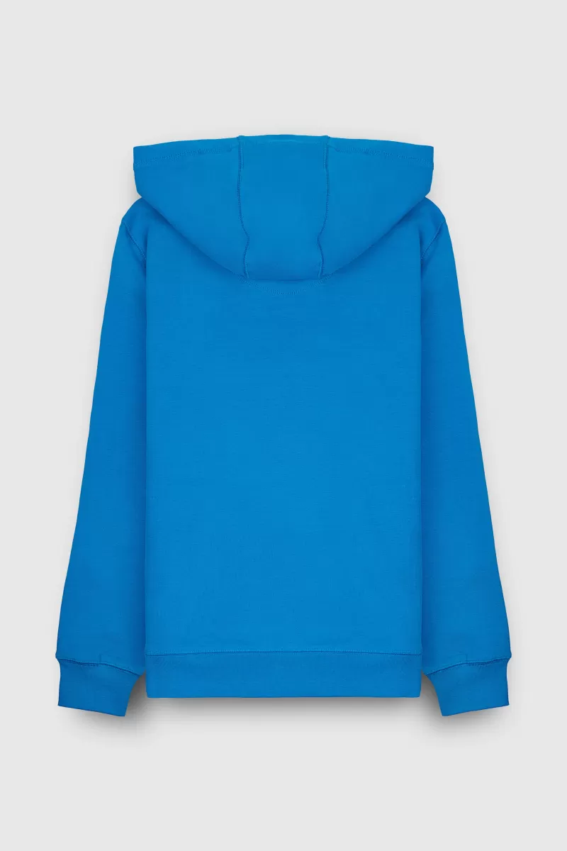 Teddy Smith Sweat<Sweat à capuche S-EVRY HOODY JR IMPERIAL BLUE IMPERIALBLUE