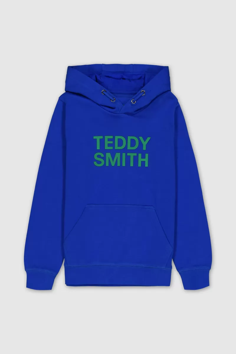 Teddy Smith Sweat<Sweat à capuche SICLASS HOODY JR ROYAL