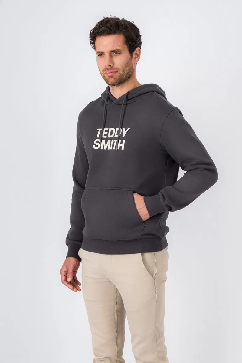 Teddy Smith Sweat<Sweat à capuche SICLASS HOODY MINERAL KAKI MINERALKAKI