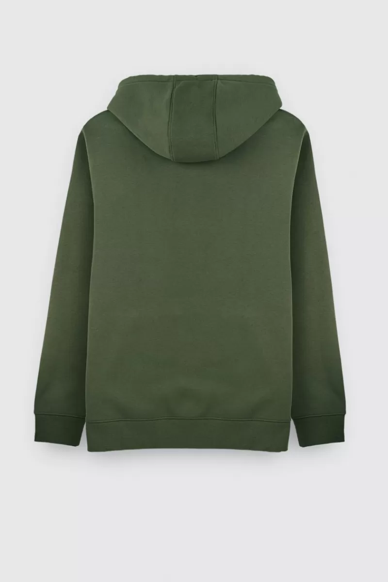 Teddy Smith Sweat<Sweat à capuche S-JIM HOODY MILITARY KAKI MILITARYKAKI