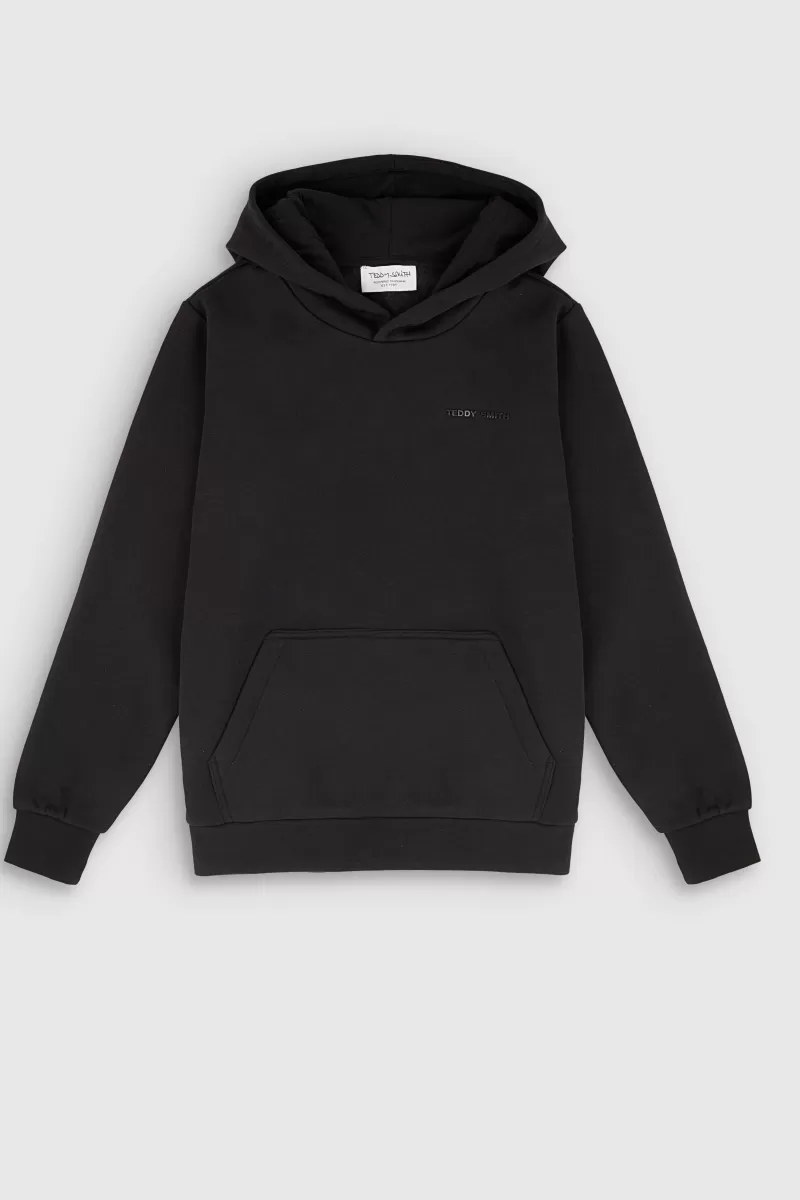 Teddy Smith Sweat<Sweat à capuche S-NARK HOODY JR CHARBON