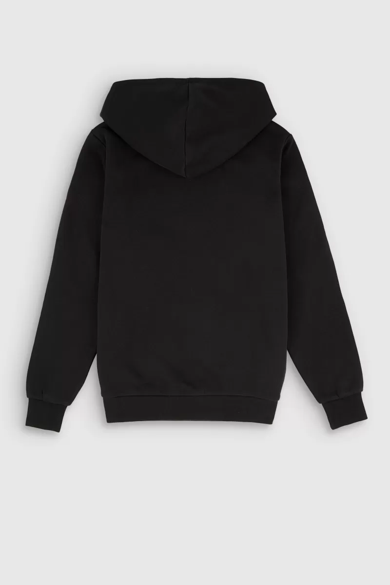 Teddy Smith Sweat<Sweat à capuche S-NARK HOODY JR CHARBON