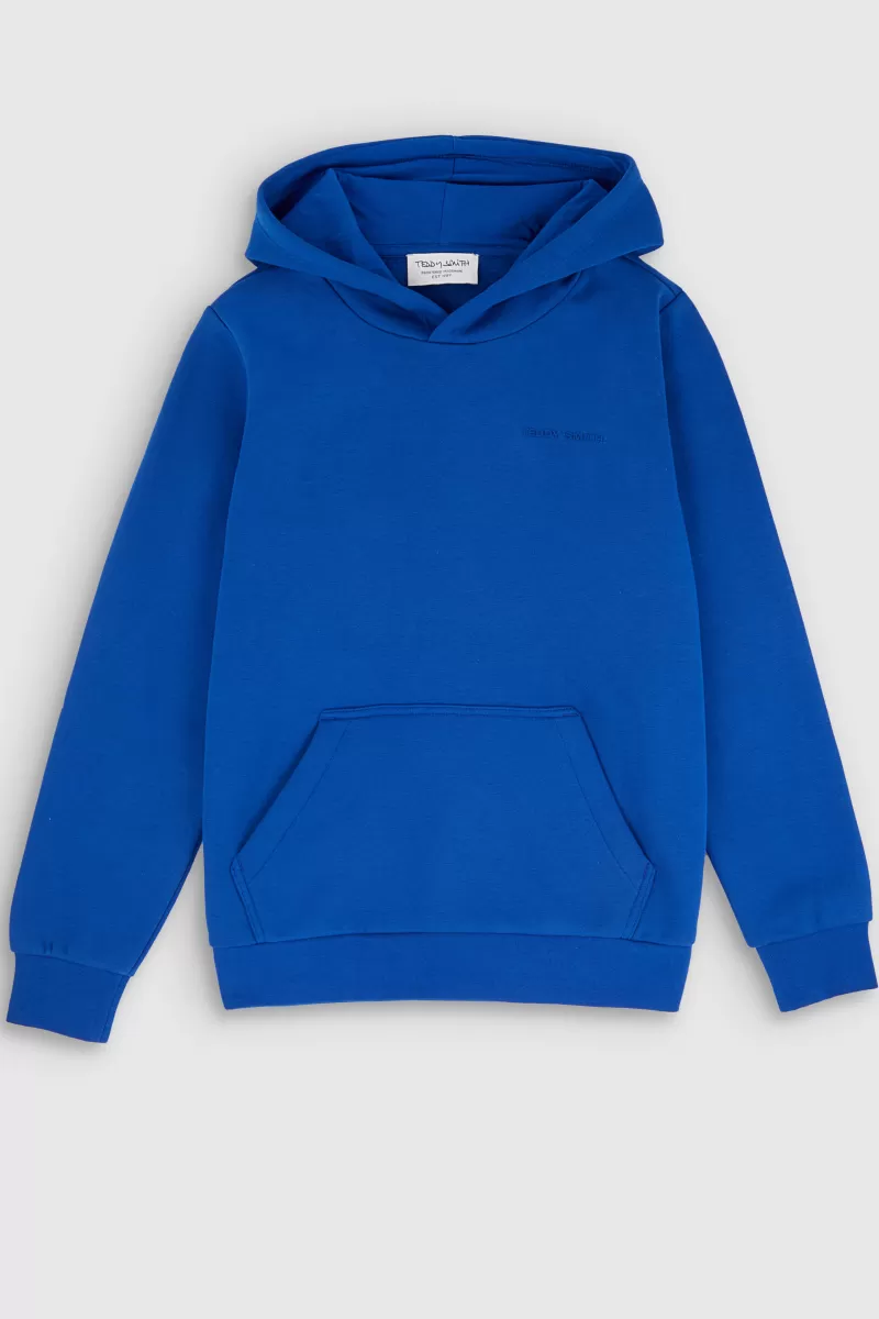 Teddy Smith Sweat<Sweat à capuche S-NARK HOODY JR ROYAL