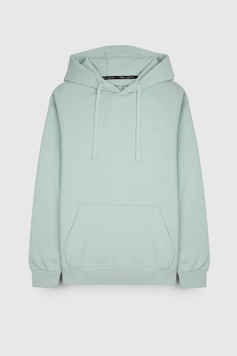 Teddy Smith Sweat<Sweat à capuche S-NARK HOODY STONE MINT STONEMINT