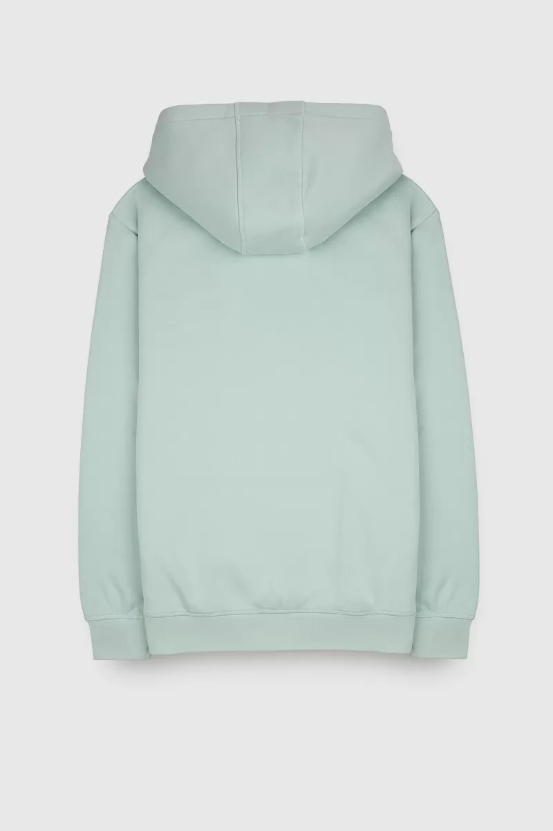 Teddy Smith Sweat<Sweat à capuche S-NARK HOODY STONE MINT STONEMINT