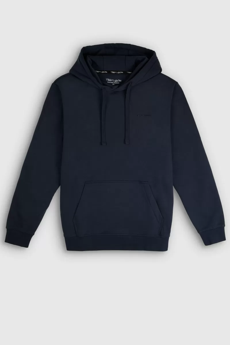 Teddy Smith Sweat<Sweat à capuche S-NARK HOODY TOTAL NAVY TOTALNAVY