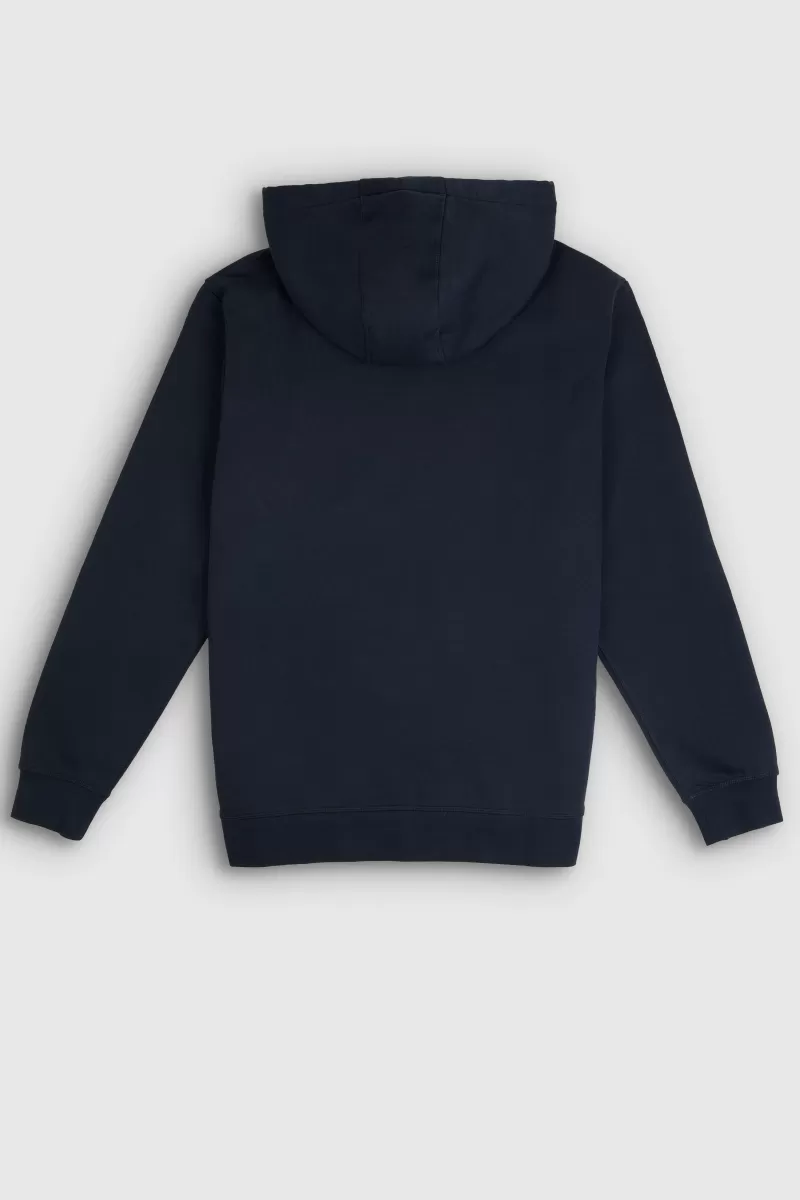 Teddy Smith Sweat<Sweat à capuche S-NARK HOODY TOTAL NAVY TOTALNAVY