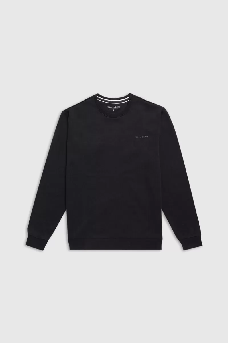 Teddy Smith Sweat<Sweat col rond NARK RC NOIR