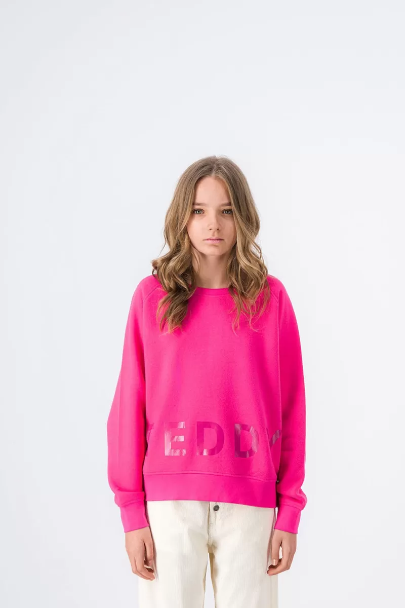 Teddy Smith Sweat<Sweat col rond PATTI JR FRESH PINK FRESHPINK