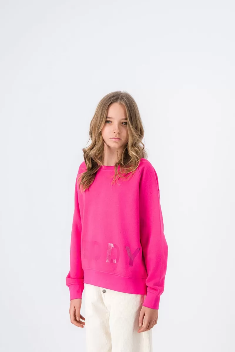 Teddy Smith Sweat<Sweat col rond PATTI JR FRESH PINK FRESHPINK