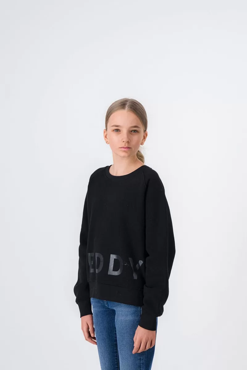 Teddy Smith Sweat<Sweat col rond PATTI JR NOIR