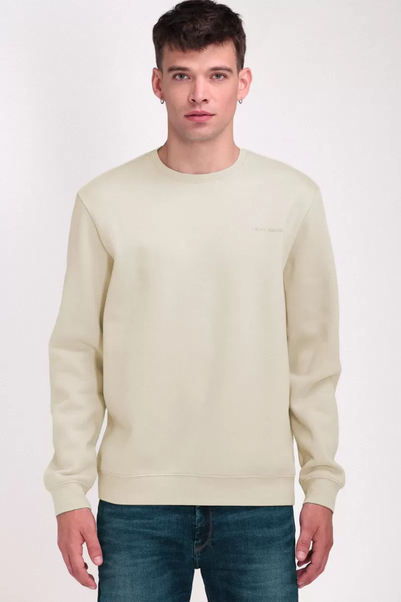 Teddy Smith Sweat<Sweat col rond S-NARK RC NATUREL