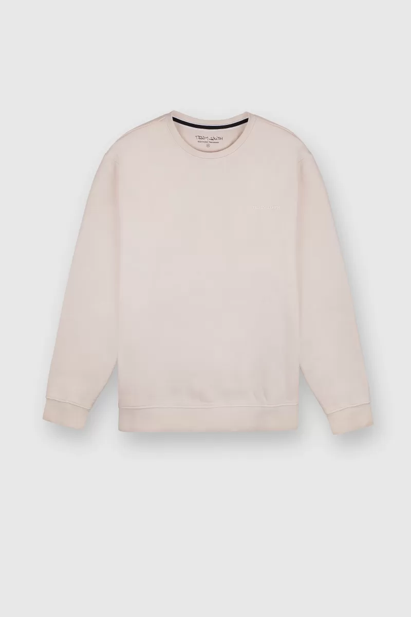 Teddy Smith Sweat<Sweat col rond S-NARK RC NATUREL