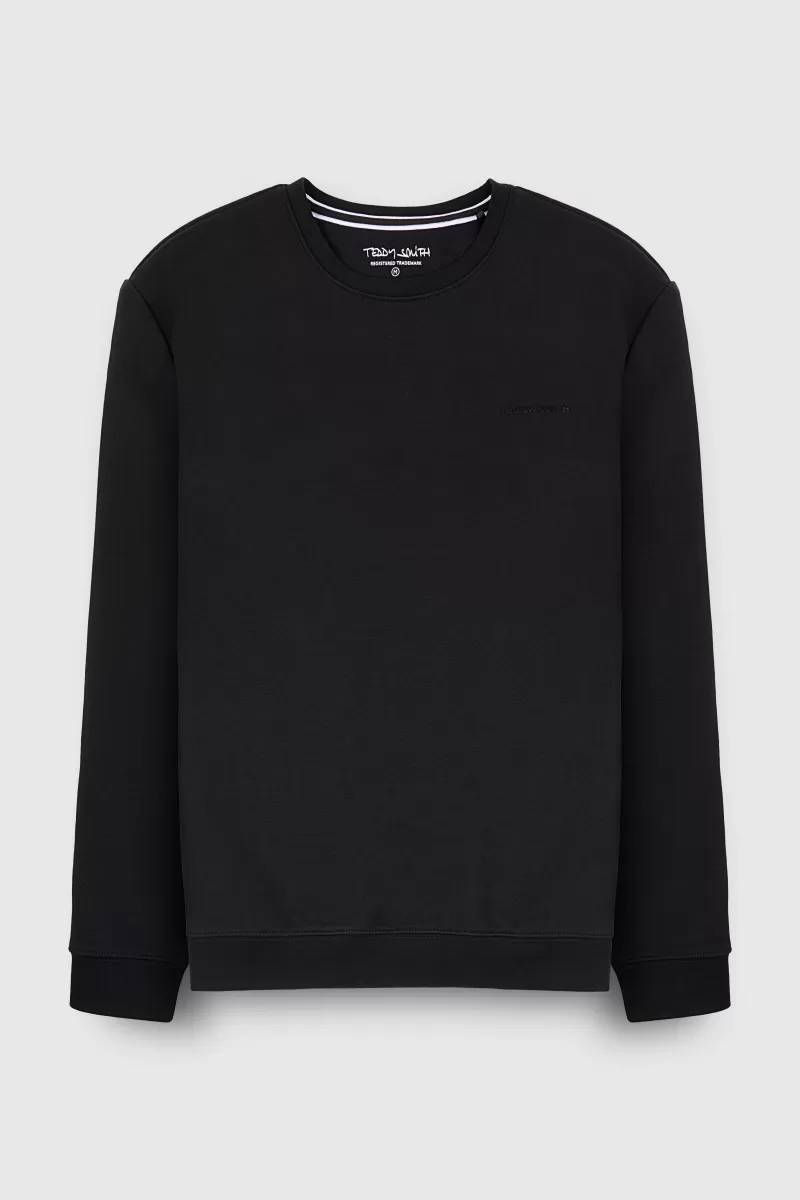 Teddy Smith Sweat<Sweat col rond S-NARK RC NOIR