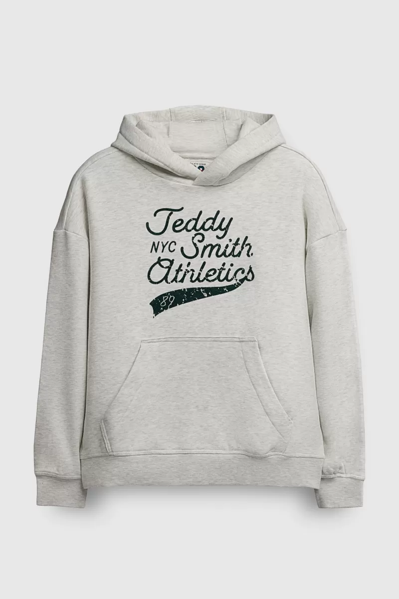 Teddy Smith Sweat<Sweat S-ATHLETICS HOO BLANC IVOIRE CHINE BLANCIVOIRECHINE