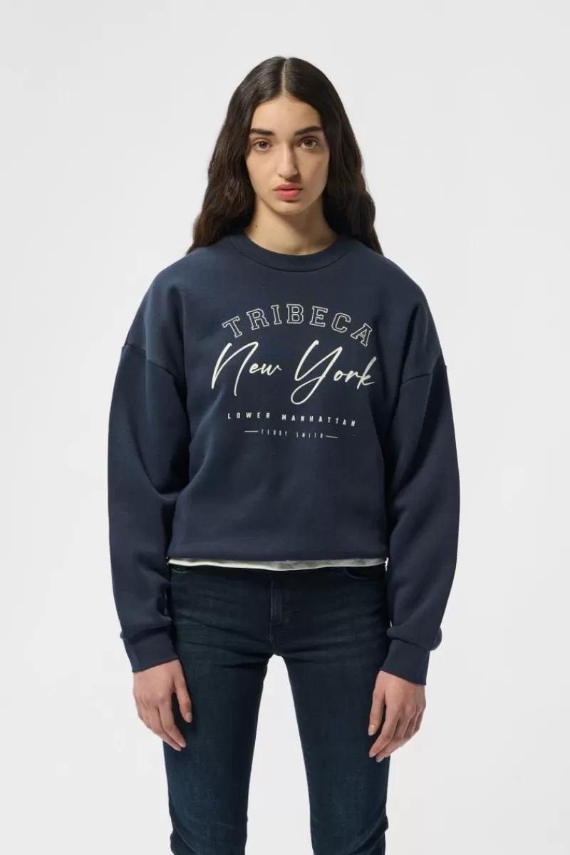 Teddy Smith Sweat<Sweat S-CALI TOTAL NAVY TOTALNAVY