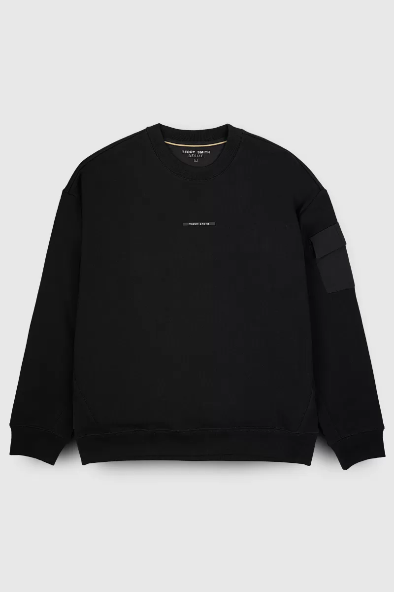 Teddy Smith Sweat<Sweat S-CASPER RC CHARBON